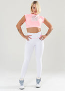 Legging Superhot Blackout Branco CAL5285