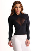 Blusa Superhot Fitt Preto BL5564 UV50/80