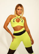 Legging Cós Alto Superhot Fitt Amarelo CAL5061