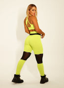 Legging Cós Alto Superhot Fitt Amarelo CAL5061