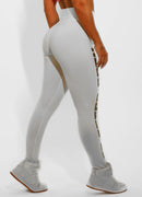Legging Cós Alto Superhot Blackout Branco CAL5072
