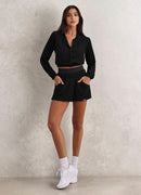 Jaqueta Superhot Soft Preto JQ5538 C/ Bolsos