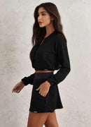 Jaqueta Superhot Soft Preto JQ5538 C/ Bolsos