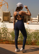 Macacão Superhot Fitt Azul Marinho MAC5531 Proteção UV50+/80+