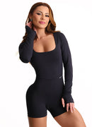 Macaquinho Superhot Fitt Preto MAC5574 UV50+/80+ c/ Bojo Fixo