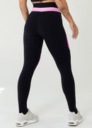Legging Superhot Comfy Preta & Pink CAL5034