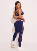 Top Esportivo Superhot Comfy Azul Marinho TOP5429 UV50+