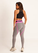 Legging Cós Alto Superhot FITT Cinza CAL5489 UV50+