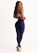 Legging Cós Alto Superhot Wet+ Azul Marinho CAL5584 UV50+