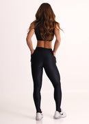 Legging Cós Alto Superhot Wet+ Preto CAL5585 UV50
