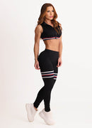 Legging Cós Médio Superhot Adaptive Preto CAL5565 UV80+