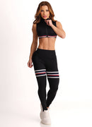 Legging Cós Médio Superhot Adaptive Preto CAL5565 UV80+