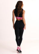 Legging Cós Médio Superhot Adaptive Preto CAL5582 UV80+