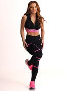 Legging Cós Médio Superhot Comfy Preto CAL5561 UV50+