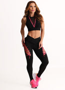 Legging Cós Médio Superhot Adaptive Preto CAL5580 UV80+